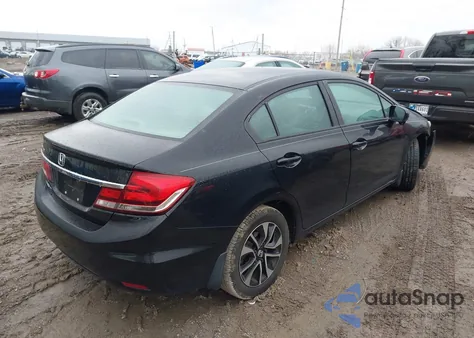 2014 Honda Civic Ex z USA, uszkodzony, nr VIN 19XFB2F84EE057300